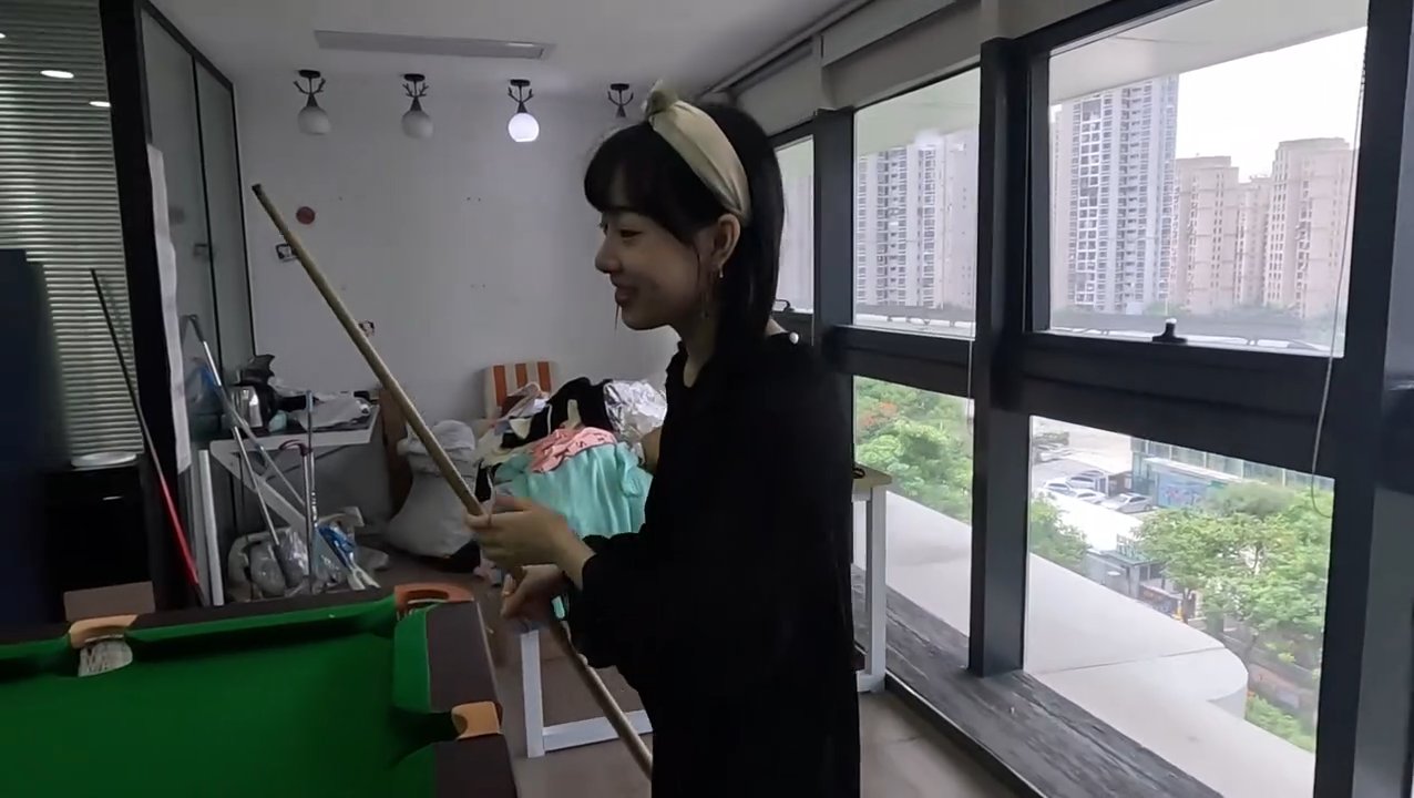 台球女孩Sexy Vacuum