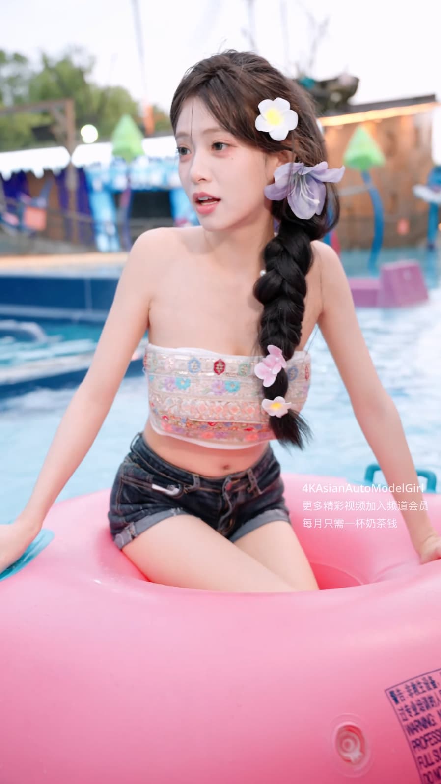 025.AsianAutomodelgirl·泳装写真